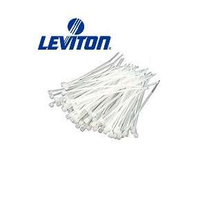  Leviton 12540 4WH 4 Inch Cable Ties   White