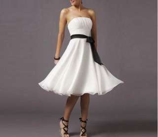 Wedding Womens Strapless/Off S​houlder Chiffon Evening/Party/C 