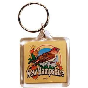  382335   New Hampshire Keychain Lucite 3 View Case Pack 96 