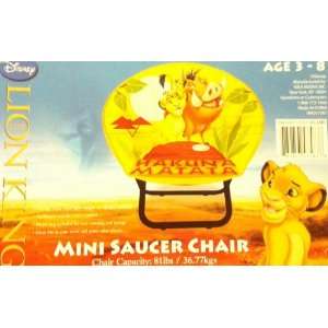 Lion King Mini Saucer Chair:  Home & Kitchen