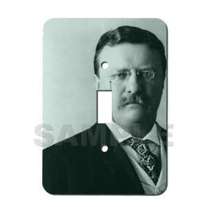  Teddy Roosevelt   Glow in the Dark Light Switch Plate 