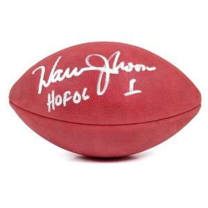  Warren Moon Autographed Football  Details Football with 