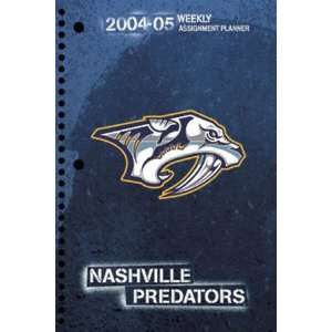 Nashville Predators 2004 05 Academic Weekly Planner:  