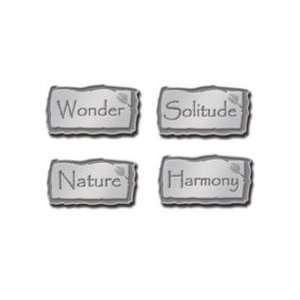 Nature Words Silver Lil Charms for Scrapbooking (LC0048 