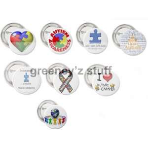 Autism, Artistic Expression/Communication Button/Badge 16, 1 inch, 1 1 