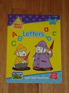NEW MAX & RUBY ACTIVITY WORK BOOKS   LOT OF 3 Pre K  