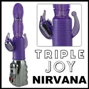  Rabbit Style Vibrator Joy Nirvina Purple: Health 