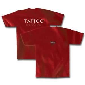  Supre Tattoo Dark Red L T Shirt: Beauty