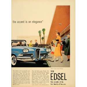  1957 Ad 58 Ford Edsel Citation Two Door Hardtop Cars 