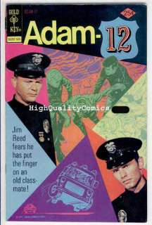 ADAM 12 #6, Gold Key, Cops, Police, FN, Crooks, 1974, Malloy, Reed 