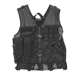   Entry Assault Vest + Pistol Belt 20 8112 Black M XL: Everything Else