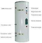 300 Liter Solar Water Heater Tank Copper Coil Heat Exchanger Gas 
