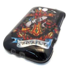  HTC Wildfire S Love Super Star Cross Tattoo Design Hard 
