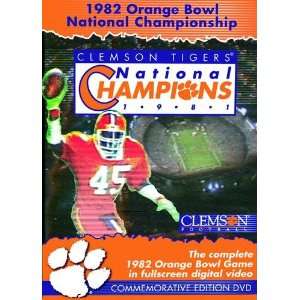  1982 Orange Bowl National Championship Game Everything 