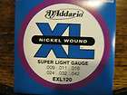 Pack DAddario EXL120 Electric Guitar Strings 09 42 Super Light 