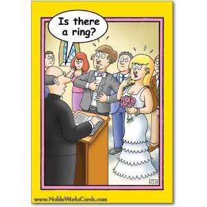  Funny Congratulations Card Is There A Ring Humor Greeting 