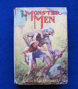 MONSTER MEN SIGNED by EDGAR RICE BURROUGHS to DAUGHTER  