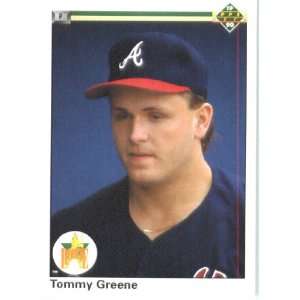  1990 Upper Deck # 49 Tommy Greene Atlanta Braves Baseball 