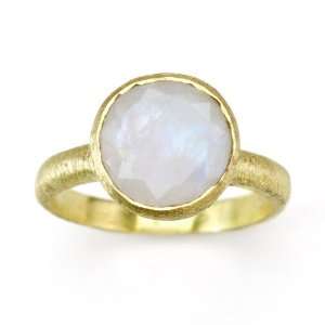  Betty Carre Created Moonstone Ring 18K Gold Clad Betty 