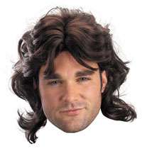 Adult Std. Mullet Wig   Costume Accessories  Wigs  