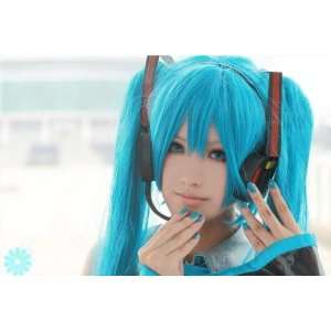  VOCALOID 2 Miku Hatsune Cosplay costume Headphone: Toys 