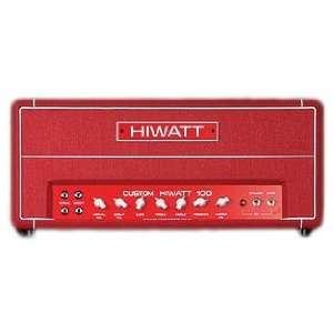    Hiwatt DR 103 Custom 100 Amp Head   Red Musical Instruments