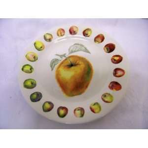 Gien Belle Helene Canape Plate, Yellow Apple Everything 