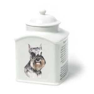  Schnauzer Dog Van Vliet Porcelain Memorial Urn Everything 