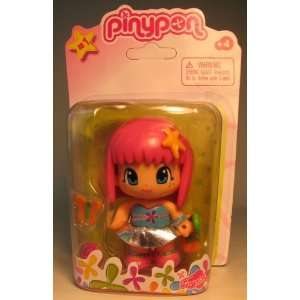  Famosa Pinypon Pin Y Pon Doll   Pink Hair with Star Toys 