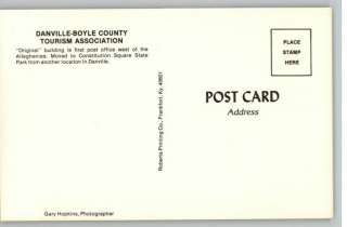 PostcardOriginal Post OfficeDanville Boyle County,Kentucky/KY 