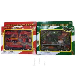   FIRE FIGHTER EMERGENCY TEAM DIE CAST PLAY SET AGES 3+ Toys & Games