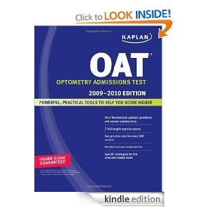 Kaplan OAT, 2009 2010 Edition (Kaplan OAT): Kaplan:  Kindle 