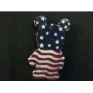  Disney Pin Vinylmation Limited Release American Flag: Toys 