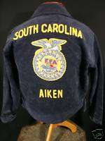 VINTAGE 1990S FFA JACKET AIKEN SOUTH CAROLINA SIZE 46  