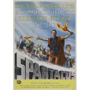  Spartacus (1960) 27 x 40 Movie Poster Swedish Style A 