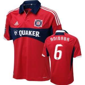  Jalil Anibaba #6 Red adidas Home Replica Jersey Chicago 