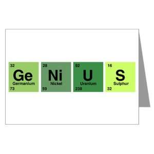  Greeting Card Genius Periodic Table of Elements Science 