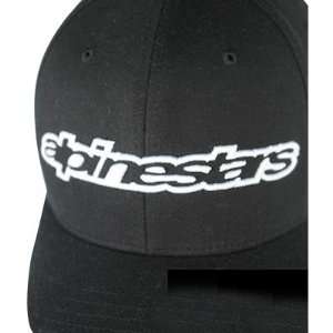 Alpinestars Legacy Mens Flexfit Casual Wear Hat/Cap   Black/White 