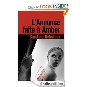 Annonce faite à Amber (L) (Thriller) (French Edition) Caroline 