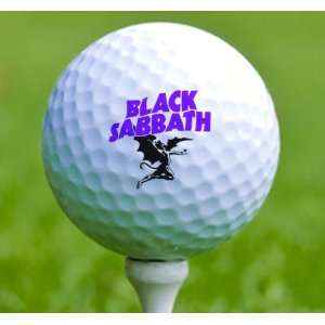  3 x Rock n Roll Golf Balls Black Sabbath: Musical 