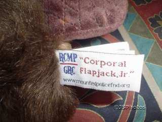 Stuffed Animal House RCMP Canada Beaver Corp Flapjack  