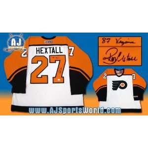  Signed Ron Hextall Jersey   87 Vezina   Autographed NHL 