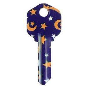  Craze Moon and Stars House Key Kwikset / Titan / UltraMax 