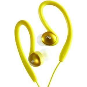  JVC HA EBX5 Y SPORT CLIP IN EAR HEADPHONES (YELLOW 