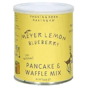 Dancing Deer Baking Co.   Meyer Lemon Blueberry Pancake & Waffle Mix 