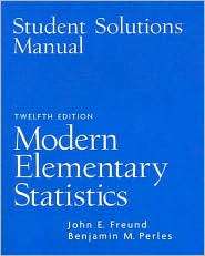   Manual, (013187442X), John E. Freund, Textbooks   Barnes & Noble