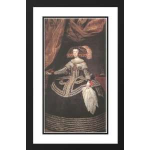 Velazquez, Diego Rodriguez de Silva 26x40 Framed and Double Matted 
