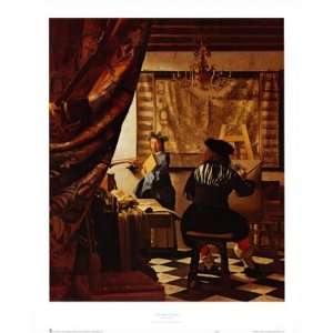 Artists Studio by Johannes Vermeer 21x26  Kitchen 