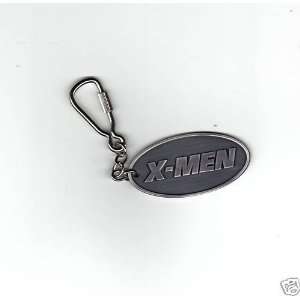  X MEN MOVIE PEWTER METAL EMBOSSED KEY RING keychain (RARE 