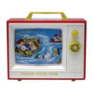 Classic Retro Styled Fisher Price Two Tune TV Musical Television 12m 